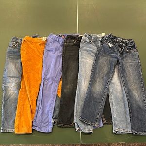 Boys pants jeans lot size 7 levis, children’s place, Janie and Jack